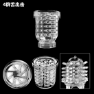 Мастурбатор для мужчин. Прозрачный. Силикон. photo 5