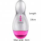 Чоловічий оральний мастурбатор з підігрівом, 12 режимів + 5 швидкостей вібрації photo 2