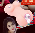 Реалістичний силіконовий мастурбатор з великими грудьми та реалістичною вагіною photo 1