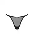 Прозорі стрінги із мереживом Obsessive Celia Noir thong M/L photo 3