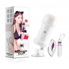 Чоловічий автоматичний мастурбатор з вібрацією та реалістичною вагіною photo 3