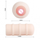 Мужской мастурбатор из силикона, 122х54 мм photo 3