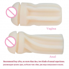 Мастурбатор силіконовий вагіна та анус Pussy photo 6