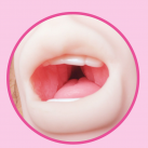 Мужской мастурбатор. Реалистичный: рот, зубы. Силикон.  photo 3