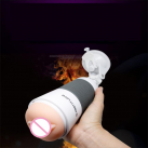 Електронний мастурбатор з віброкулею та стійкою photo 4