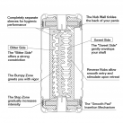 Чоловічий мастурбатор. Подвійний отвір. Чашка. photo 4