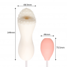 Чоловічий мастурбатор для імітації орального секс. Силікон.Мастурбатор чоловічий IKOKY. Надувний. Ва photo 1