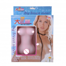 Силиконовый мастурбатор Black Wolf в виде женского силуэта с пышным бюстом photo 1