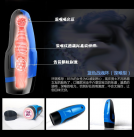 Мастурбатор силиконовый с 10 режимами вибрации Jiuxing photo 5