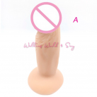 Міні реалістичний фалоімітатор із силікону з присоскою photo 3