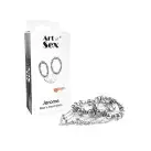 Сексуальна прикраса на пеніс та машонку Art of Sex - Jerome, Срібло photo 4