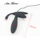 Двойной стимулятор простаты Au Reve с вибрацией, розовый photo 6