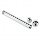 Металлическая анальная клизма с тремя головками photo 2