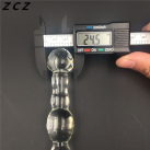 Прозрачный стеклянный анальный пенис ZCZ WQ1629 photo 4