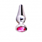 Анальная пробка. Металл. Серебристый цвет. photo 3