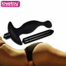 Анальная пробка LV2605. Вибрационная. 10 скоростей. Силикон. photo 3