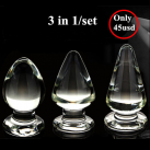 Анальная пробка. 3 шт. photo 2