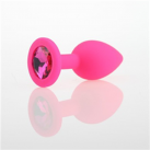 Набор анальных пробок из силикона с большим камешком photo 6