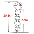 Стеклянные анальные бусики photo 1