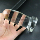 Стеклянная анальная пробка большая 145*54 мм photo 6