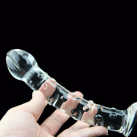 Анальный фаллоимитатор, стекло, прозрачный photo 6