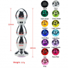 Большая металлическая анальная пробка photo 3