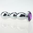 Большая металлическая анальная пробка photo 4