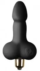 Анальный вибратор ROCK-OFF LITTLE COCKY BLACK photo 1