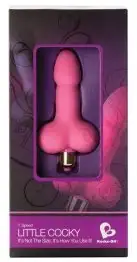 Анальный вибратор ROCK-OFF LITTLE COCKY BLACK photo 4