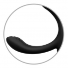 Силіконовий масажер простати, колір чорний photo 5