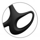 Силіконовий масажер простати, колір чорний photo 6