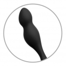 Силіконовий масажер простати, колір чорний photo 4