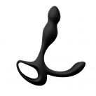 Силіконовий масажер простати, колір чорний photo 2