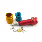 Анальный фаллоимитатор из нержавеющей стали с замком photo 1