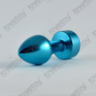 Анальная пробка с камешком Lovetoy  photo 3