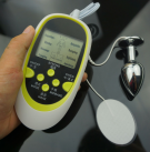 Электростимулятор. С металлической анальной пробкой, накладкой. photo 2