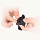 Силиконовый анальный стимулятор для женщин, цвет черный photo 6