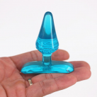 Анальная силиконовая пробка 3 цветов Anal Plug 65*25 мм Tie Rod  photo 4