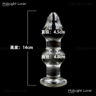 Анальная пробка из термостойкого стекла photo 1