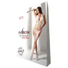 Бодістокінг з імітацією панчох Passion BS079 white photo 5
