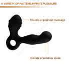 Массажер простаты. Вибрационный. Вращающийся на 360 градусов. photo 4