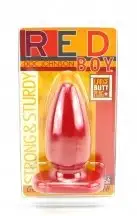 Анальная пробка RED BOY LINE LARGE BUTT PLUG photo 4