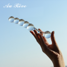 Фалоімітатор AuReve. Скло. Подвійний наконечник. Довжина 19,7 см. photo 3