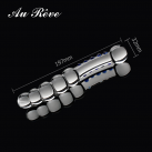 Фалоімітатор AuReve. Скло. Подвійний наконечник. Довжина 19,7 см. photo 6