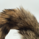 Силиконовая анальная пробка с хвостом 35 мм * 80 мм  photo 1