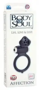 Эрекционная вибронасадка BODY&SOUL AFFECTION BLACK photo 2