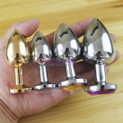 Металлическая анальная пробка, 3 размера на выбор photo 6