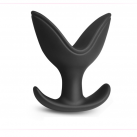 Силиконовый анальный расширитель, цвет черный photo 4