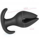 Силиконовый анальный расширитель, цвет черный photo 3