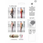 Эротические колготки TIOPEN 008 black 3/4 (30 den) — Passion, с вырезом photo 4